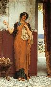 John William Godward Idle Thoughts Sweden oil painting artist